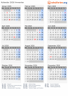 Kalender 2026 mit Ferien und Feiertagen Armenien