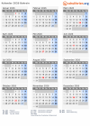 Kalender 2026 mit Ferien und Feiertagen Bahrain