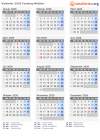 Kalender 2026 mit Ferien und Feiertagen Faaborg-Midtfyn