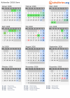 Kalender 2026 mit Ferien und Feiertagen Sorø
