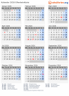 Kalender 2026 mit Ferien und Feiertagen Elfenbeinküste
