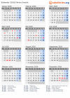 Kalender 2026 mit Ferien und Feiertagen Färöer Inseln