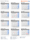 Kalender 2026 mit Ferien und Feiertagen Caen