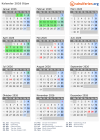 Kalender 2026 mit Ferien und Feiertagen Dijon
