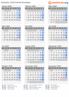 Kalender 2026 mit Ferien und Feiertagen Emilia-Romagna