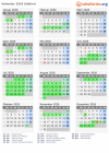 Kalender 2026 mit Ferien und Feiertagen Südtirol