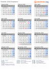 Kalender 2026 mit Ferien und Feiertagen Kirgisistan