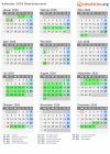 Kalender 2026 mit Ferien und Feiertagen Oberösterreich