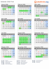 Kalender 2026 mit Ferien und Feiertagen Tirol