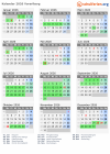 Kalender 2026 mit Ferien und Feiertagen Vorarlberg