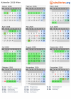Kalender 2026 mit Ferien und Feiertagen Wien