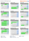 Kalender 2026 mit Ferien und Feiertagen Basel-Land
