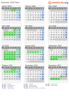 Kalender 2026 mit Ferien und Feiertagen Bern
