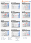 Kalender 2026 mit Ferien und Feiertagen Schweiz
