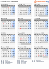 Kalender 2026 mit Ferien und Feiertagen Simbabwe