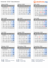 Kalender 2026 mit Ferien und Feiertagen Tadschikistan