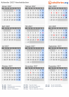 Kalender 2027 mit Ferien und Feiertagen Aserbaidschan