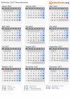 Kalender 2027 mit Ferien und Feiertagen Neusüdwales