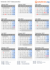 Kalender 2027 mit Ferien und Feiertagen Südaustralien
