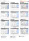 Kalender 2027 mit Ferien und Feiertagen Skive