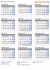 Kalender 2027 mit Ferien und Feiertagen Haiti