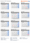 Kalender 2027 mit Ferien und Feiertagen Indonesien