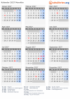 Kalender 2027 mit Ferien und Feiertagen Marokko