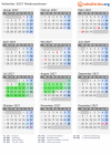 Kalender 2027 mit Ferien und Feiertagen Niedersachsen