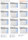 Kalender 2027 mit Ferien und Feiertagen Österreich
