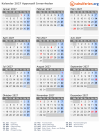 Kalender 2027 mit Ferien und Feiertagen Appenzell Innerrhoden