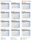 Kalender 2027 mit Ferien und Feiertagen Nidwalden
