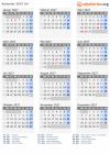 Kalender 2027 mit Ferien und Feiertagen Uri
