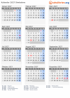 Kalender 2027 mit Ferien und Feiertagen Simbabwe