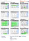 Kalender 2027 mit Ferien und Feiertagen Freiwaldau