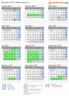 Kalender 2027 mit Ferien und Feiertagen Wildenschwert