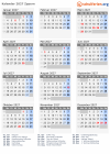 Kalender 2027 mit Ferien und Feiertagen Zypern