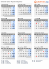 Kalender 2028 mit Ferien und Feiertagen Äquatorialguinea