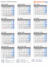 Kalender 2028 mit Ferien und Feiertagen Armenien