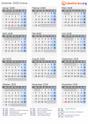 Kalender 2028 mit Ferien und Feiertagen Eritrea