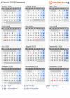 Kalender 2028 mit Ferien und Feiertagen Simbabwe