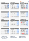 Kalender 2029 mit Ferien und Feiertagen Amerikanische Jungferninseln