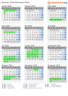 Kalender 2029 mit Ferien und Feiertagen Rheinland-Pfalz