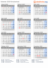 Kalender 2029 mit Ferien und Feiertagen Griechenland