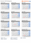Kalender 2029 mit Ferien und Feiertagen Madagaskar