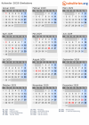Kalender 2029 mit Ferien und Feiertagen Simbabwe