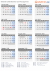Kalender 2030 mit Ferien und Feiertagen Bosnien und Herzegowina