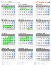 Kalender 2030 mit Ferien und Feiertagen Brandenburg