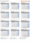 Kalender 2030 mit Ferien und Feiertagen Niger
