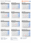 Kalender 2030 mit Ferien und Feiertagen Paraguay