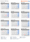 Kalender 2030 mit Ferien und Feiertagen Peru